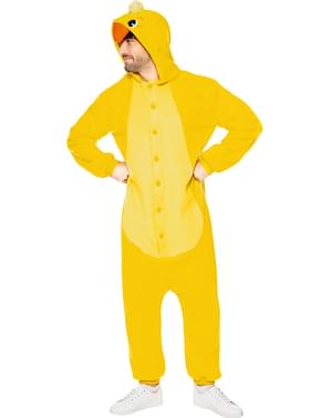 Chick Onesie Costume for Adults