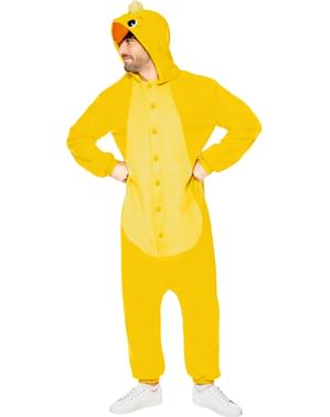 Kylling Onesie kostume til voksne