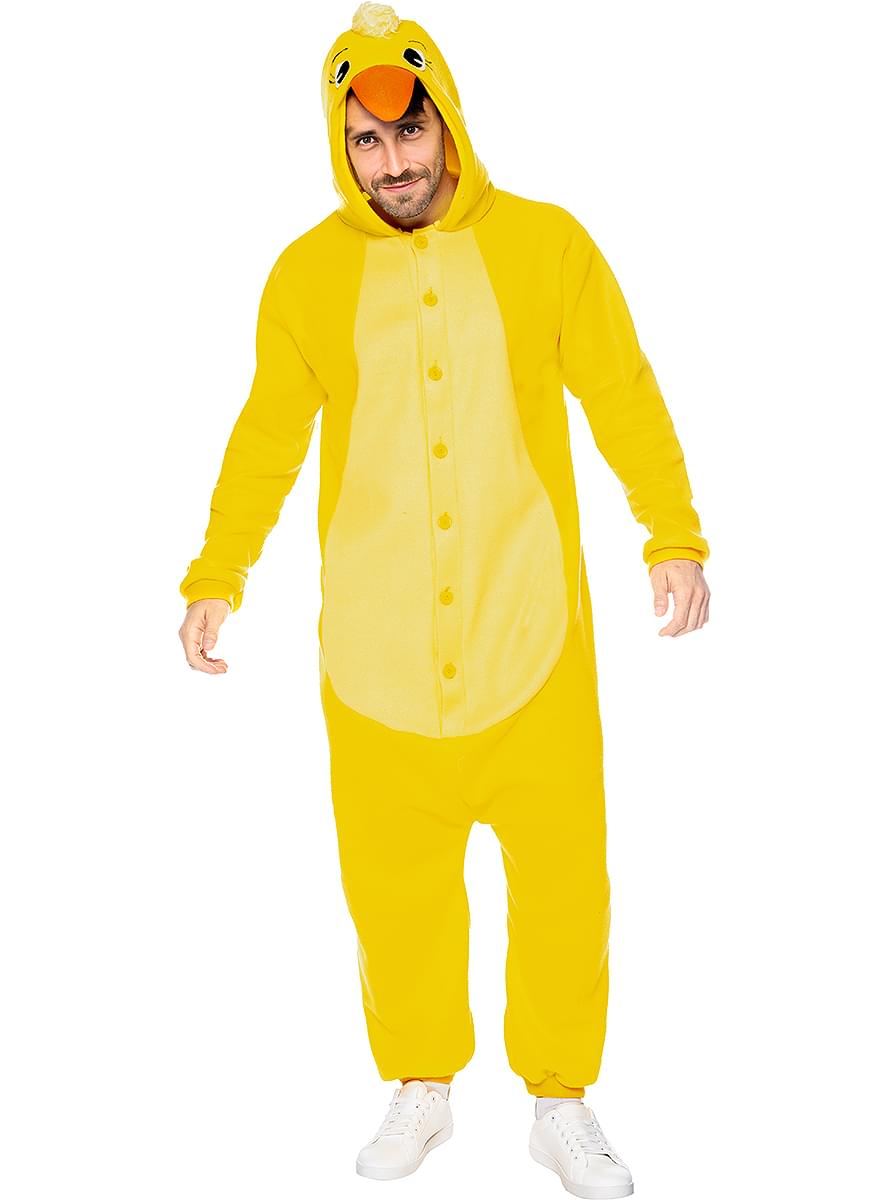Chick Onesie Costume for Adults