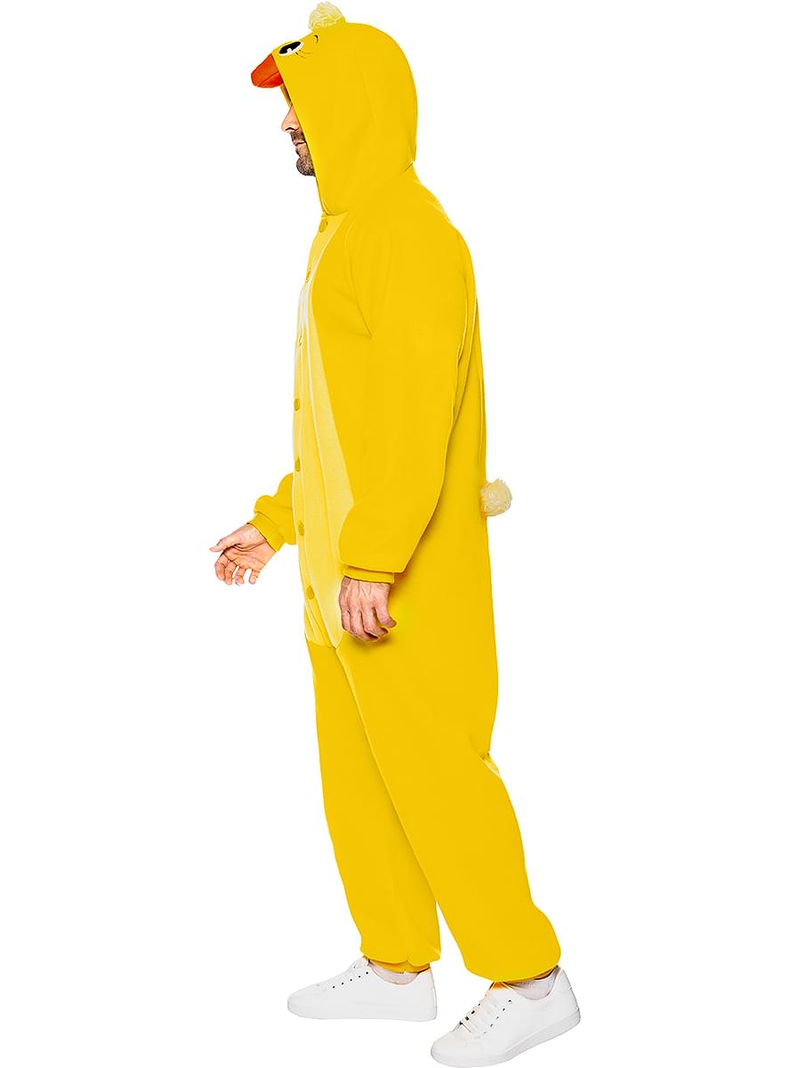 Piščanček onesie kostum za odrasle