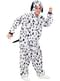 Costume Pyjama Dalmatien Adulte - Grenouillère à Capuche Unisexe - Tissu Polaire Doux - Pour Halloween, Soirée Déguisée