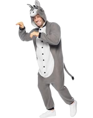 Donkey Onesie Costume for Adults