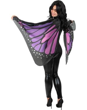 Boland Kostüm-Flügel Schwarze Flügel, Gefiederte Schwingen für grazile  Fantasiewesen