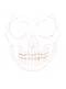 Bijoux autocollants visage squelette phosphorescents