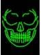 Glow in the Dark Skelet Gezichtssieraden