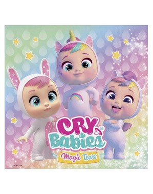 20 serviettes Cry Babies (33x33cm)