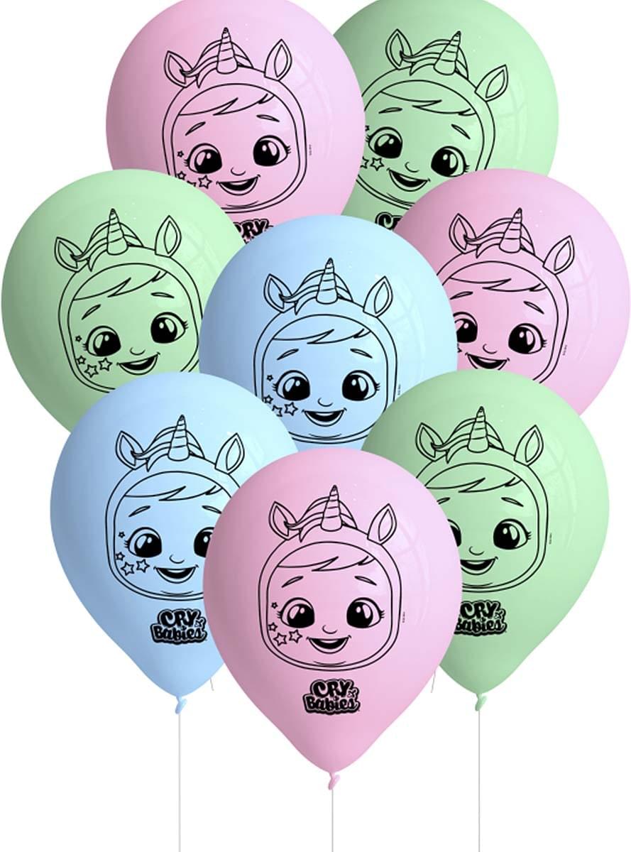8 globos de Bebés Llorones
