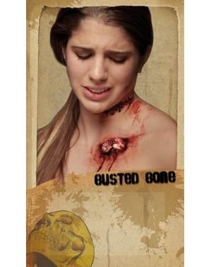 Prótese em látex clavícula partida