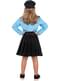 Costume da poliziotta blu per bambina