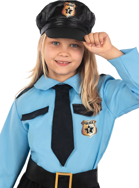 Déguisement policière bleue fille