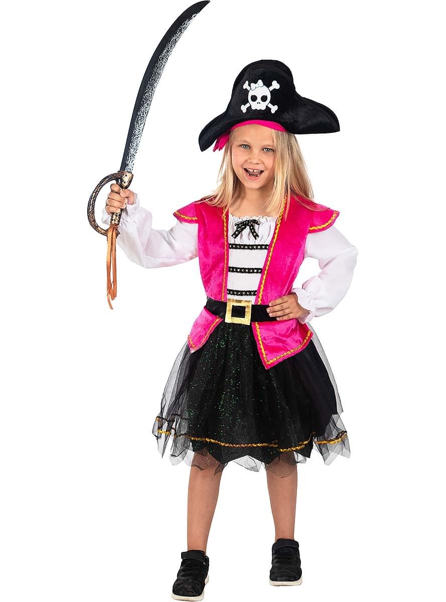Pink Pirate Costume for Girls