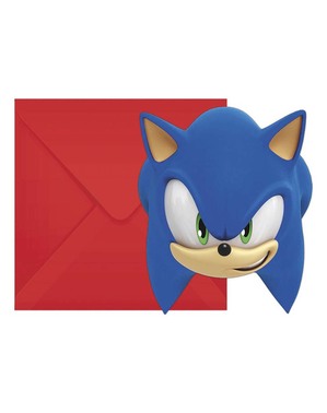 6 pozvánek Sonic
