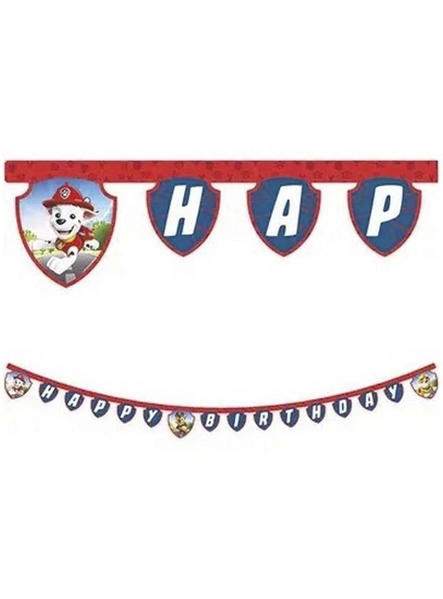 Guirnalda Happy Birthday de Patrulla Canina