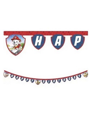 Paw Patrol sretan rođendan banner