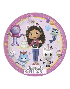 8 piatti di La casa delle bambole di Gabby (23 cm)