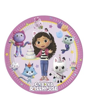 8 чинии за куклена къща на Gabby (23 см)