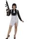 Costume da gangster per donna taglie forti