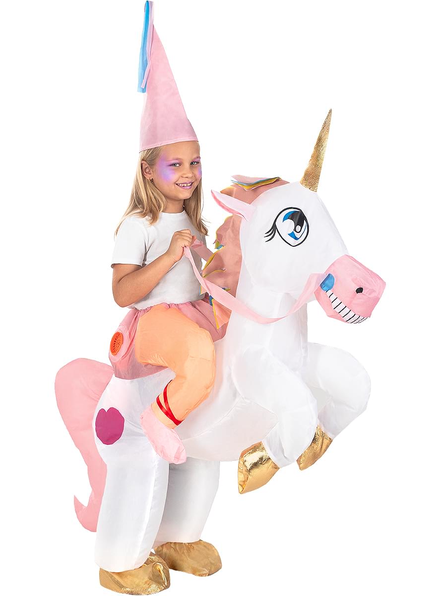 Piggyback Inflatable Unicorn Costume for Kids