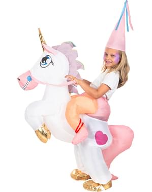 Piggyback Inflatable Unicorn Costume for Kids