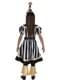 Costume da clown horror deluxe per bambina