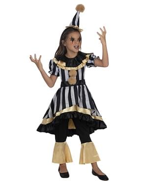 Luxusný kostým strašidelného klauna pre dievčatá