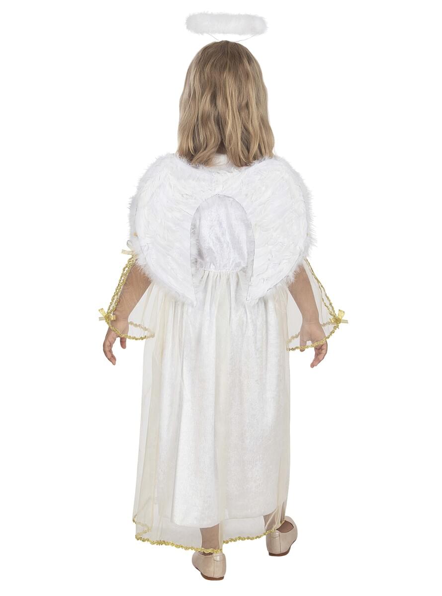 Fato de anjo Deluxe para menina