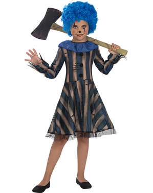 Scary Clown Costume for Girls