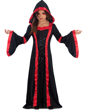 Costume da sacerdotessa vampira per bambina