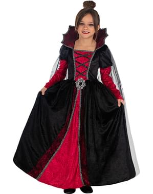 Deluxe vampiress costume for girls