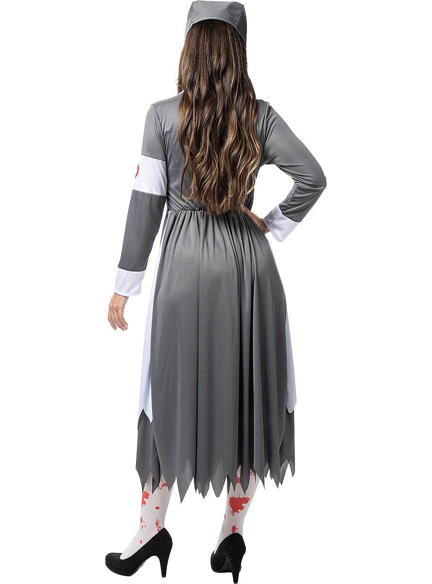 Plus size kostým zombie zdravotní sestřička pro ženy