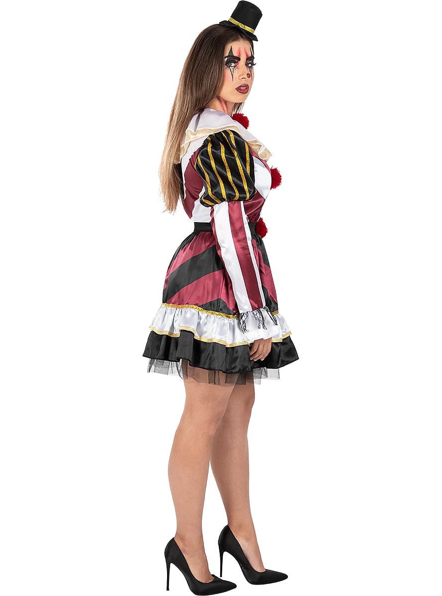 Premium Sexy Scary Clown Costume for Women Plus Size
