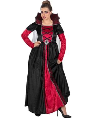 Vampir Kostüm Deluxe für Damen in großer Größe