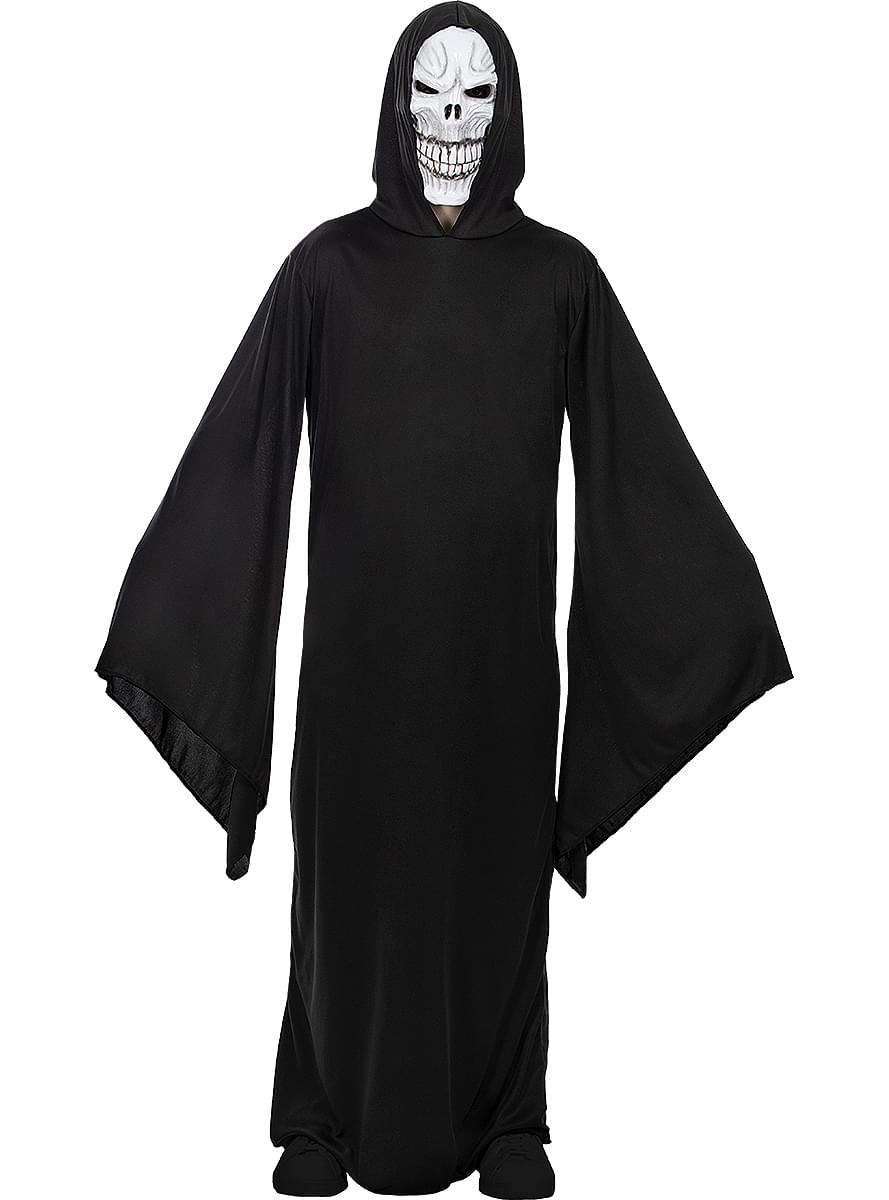 Costume da morte terrificante per adulti taglie forti