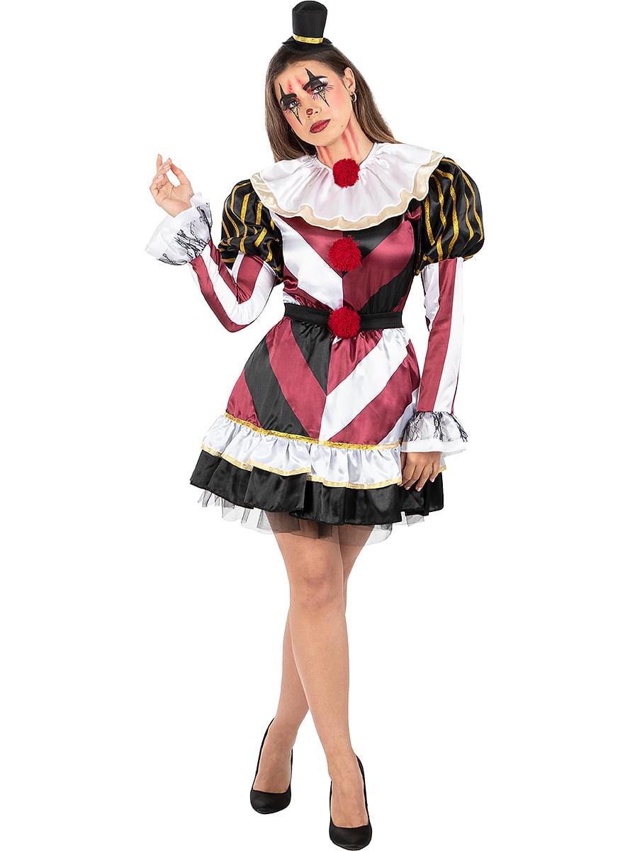 Premium Sexy Scary Clown Costume for Women Plus Size