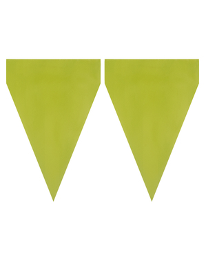 1 limetkovo zelená girlanda - jednofarebná séria