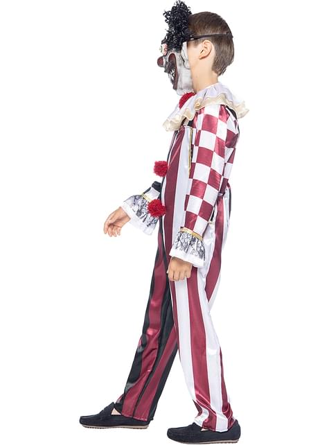 Horror-Clown Kostüm Premium für Jungen