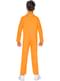 Disfraz de convicto naranja para niño