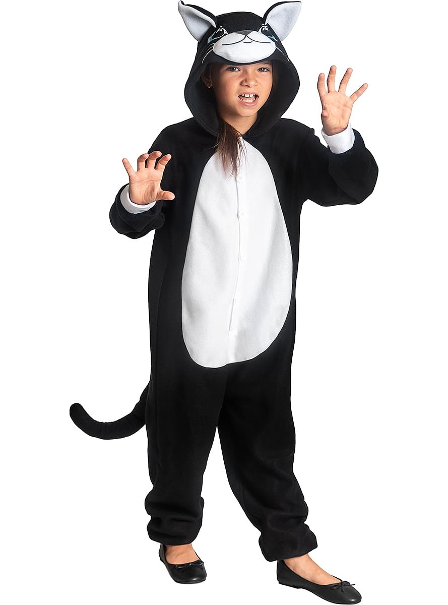 Mačka onesie kostum za otroke