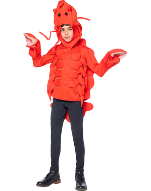 Kostým homára pre deti
