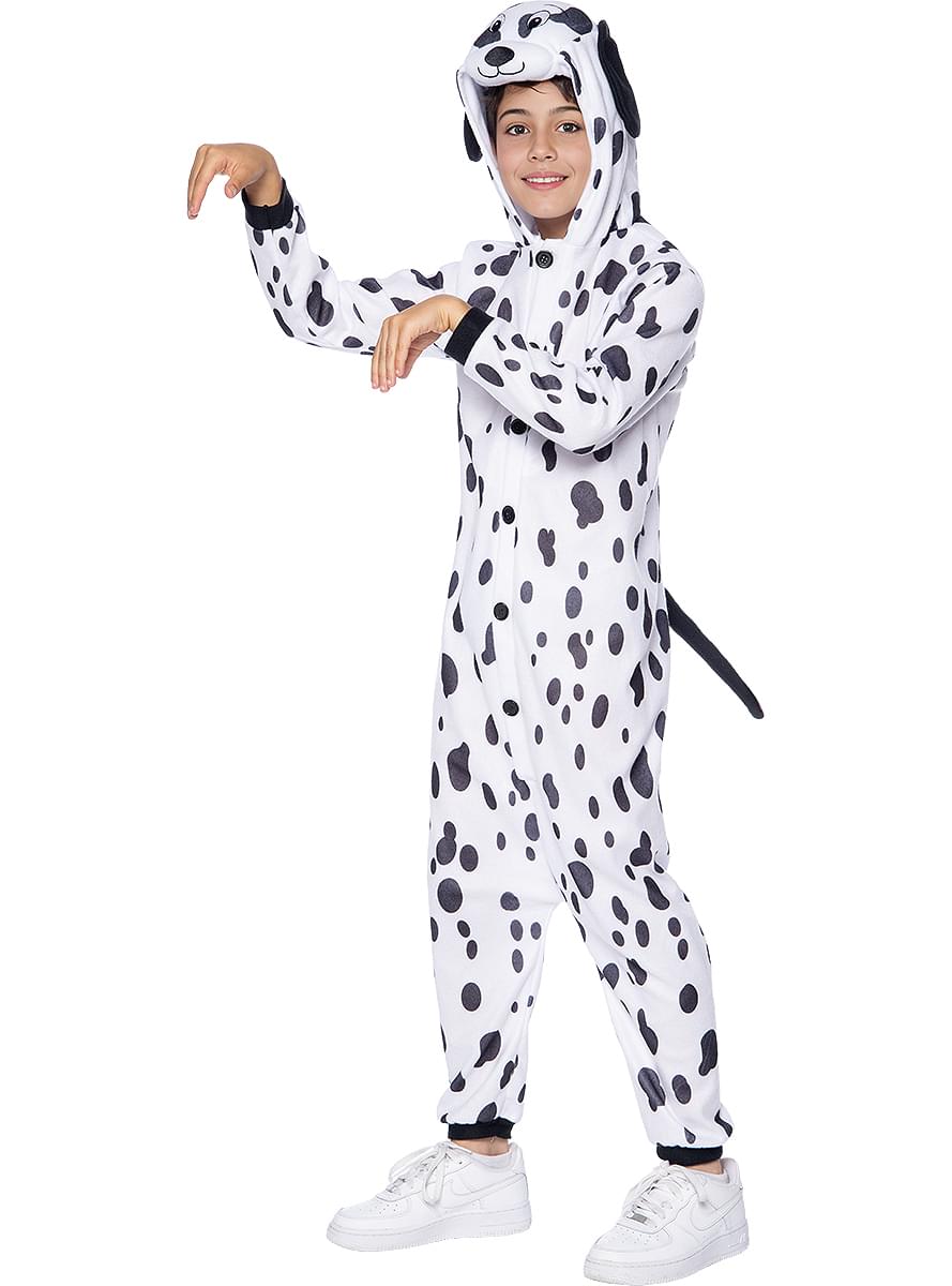 Costum de câine dalmațian onesie pentru copii