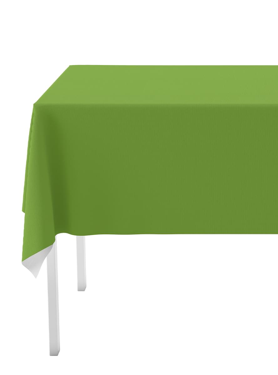 1 limeta zeleni stolni pokrivač - jednobojni
