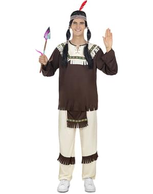 Indianer Perücke mit Zöpfen