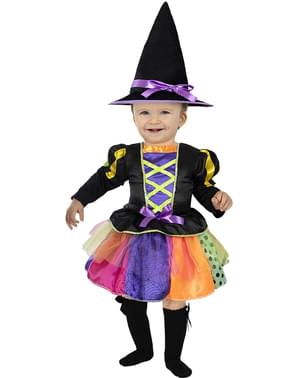Costum de vrăjitoare magică pentru copii