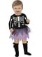 Costume da scheletro per bambina bebè