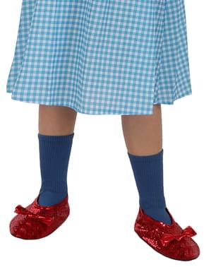 Červené návleky na boty Dorotka pro dívky - Čaroděj ze země Oz