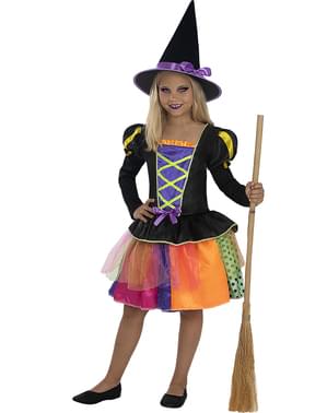 Déguisement sorcière magique fille