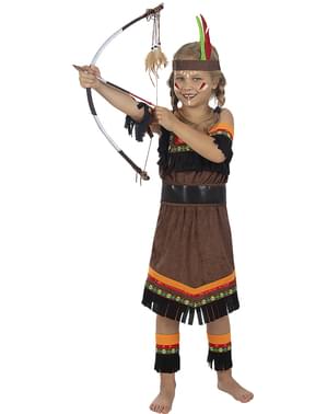 Indianerin Kostüm Deluxe für Mädchen