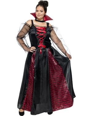 Vampirin Kostüm für Damen in großer Größe