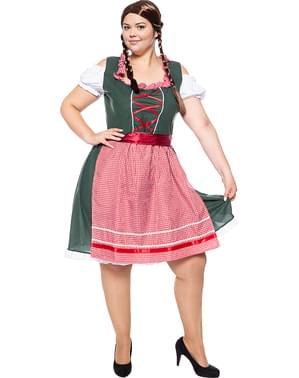 Plus size kostým Němka pro ženy
