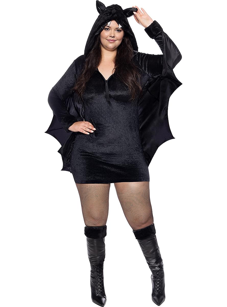 Plus size sexy kostým netopýr pro ženy
